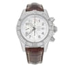 Front Full View Of Breitling A13370 Stainless Steel Watch Pre Owned Condition {Product Condition}