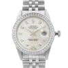 Up Close Front Facing Picture Of Rolex 16014 Stainless Steel Watch Pre Owned Condition