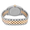 Back View Of Solid Back Case And Closed Stainless Steel,Yellow Gold Band Of Rolex 116233 Watch Pre Owned Condition