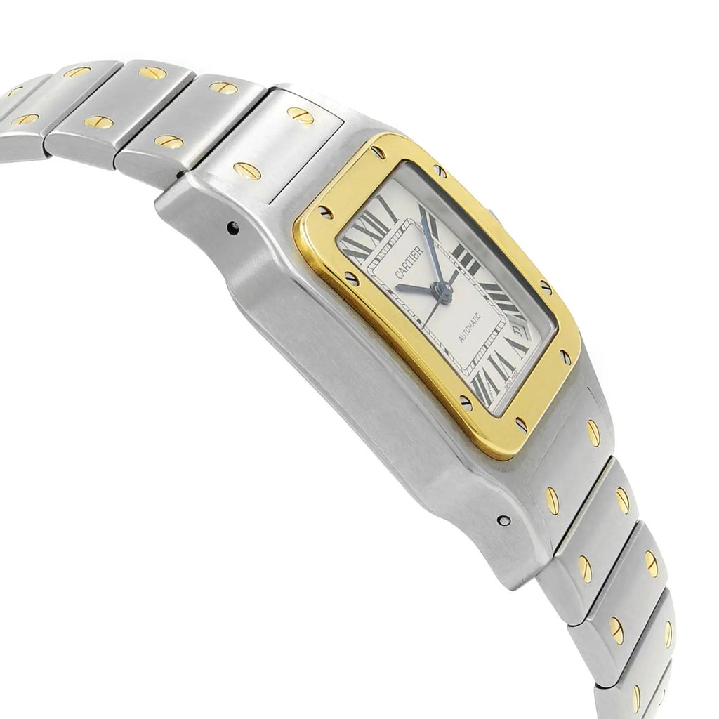 View Of Opposite Crown Facing Side Of Cartier W20099C4 Stainless Steel Watch Pre Owned Condition