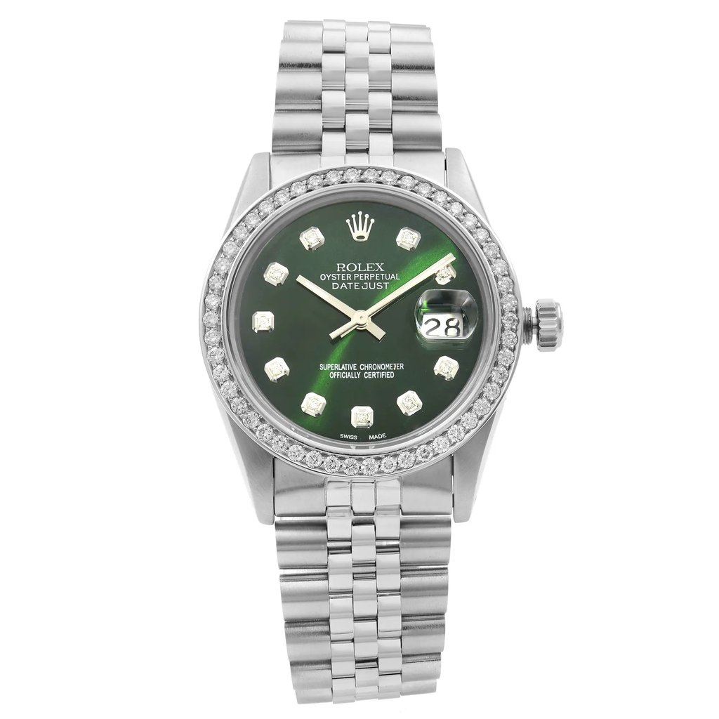 Front Full View Of Rolex 16014 Stainless Steel Watch Pre Owned Condition {Product Condition}