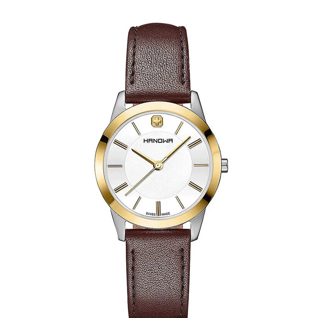 Front Full View Of Hanowa 16-6042.55.001 Stainless Steel Watch Unworn Condition Excellent