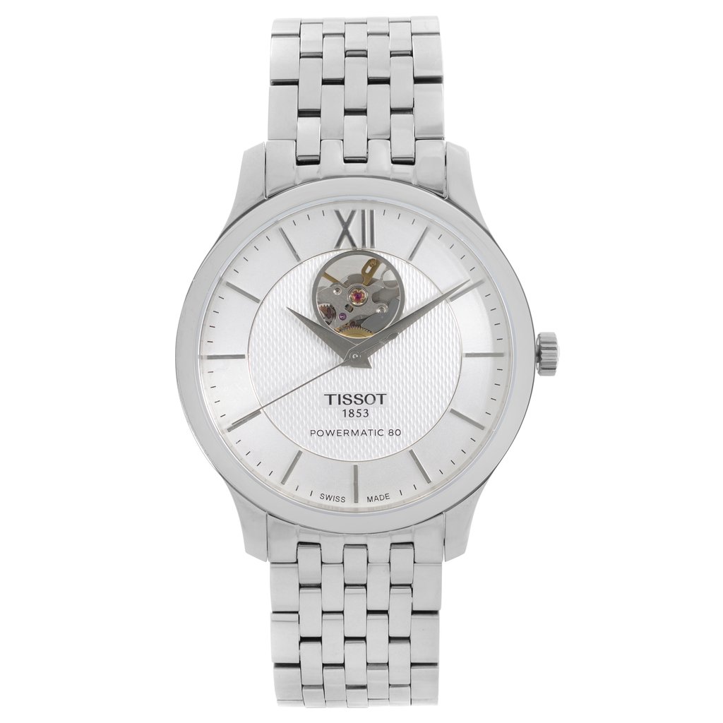 Front Full View Of Tissot T063.907.11.038.00 Stainless Steel Watch Unworn Condition {Product Condition}