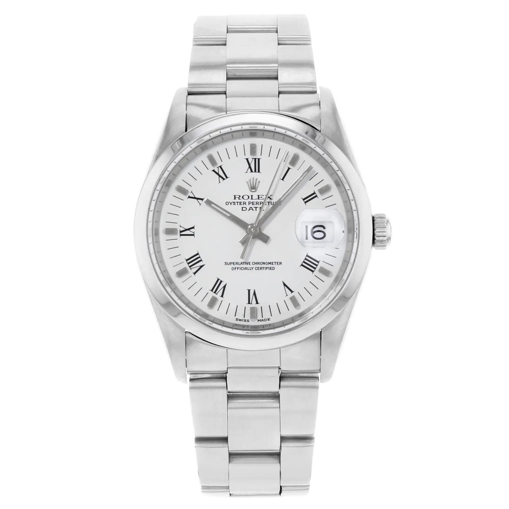 Front Full View Of Rolex 15200 Stainless Steel Watch Pre Owned Condition {Product Condition}