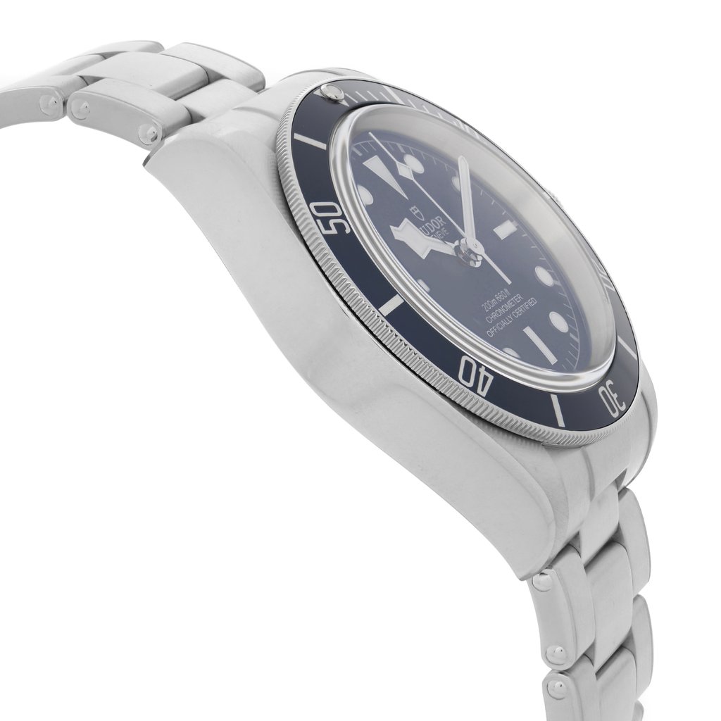 View Of Opposite Crown Facing Side Of TUDOR M79030b-0001 Stainless Steel Watch Unworn Condition