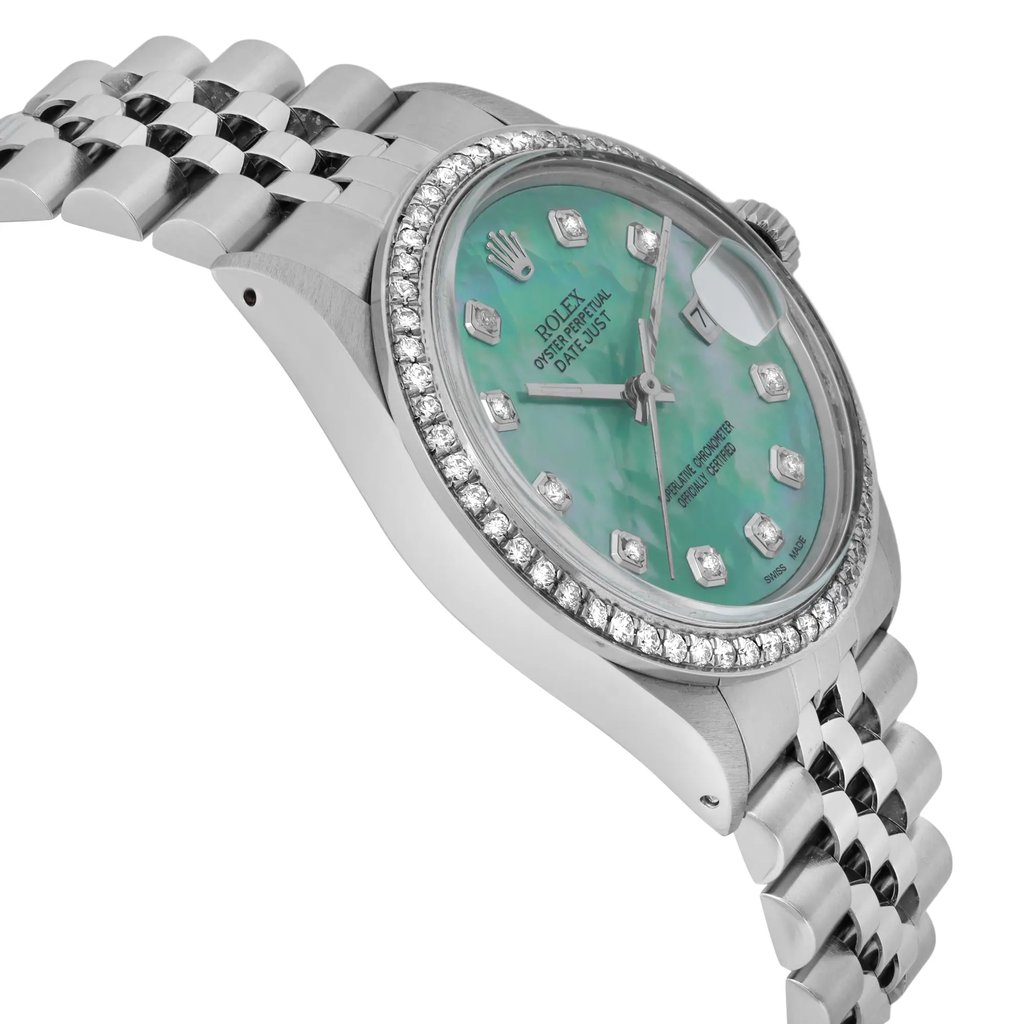 View Of Opposite Crown Facing Side Of Rolex 16030 Stainless Steel Watch Pre Owned Condition