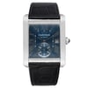 Front Full View Of Cartier WSTA0010 Stainless Steel Watch Pre Owned Condition Excellent
