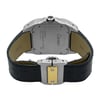 Back View Of {Caseback} Back Case And Closed Leather Band Of Cartier W20072X7 Watch Pre Owned Condition