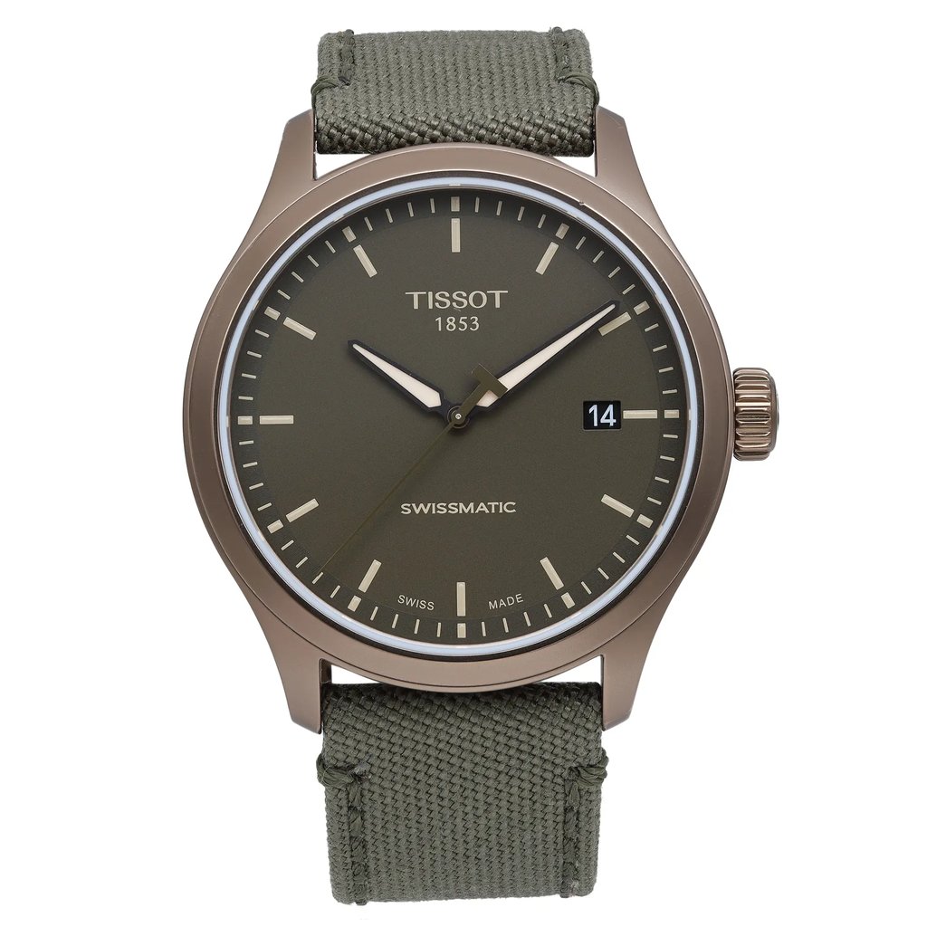 Front Full View Of Tissot T116.407.37.091.00 Stainless Steel Watch New With Defects Condition {Product Condition}