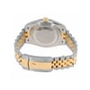 Back View Of {Caseback} Back Case And Closed Stainless and Solid Gold Band Of Rolex 126303 Watch Unworn Condition
