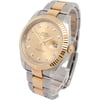 View Of Crown Facing Side Of Rolex 126333G Stainless Steel Watch Pre Owned Condition