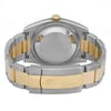 Back View Of Screwback Back Case And Closed Stainless Steel,Gold Band Of Rolex 116233 Watch Pre Owned Condition