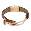 Back View Of Solid Back Case And Open Leather Band Of Jaeger-LeCoultre 260.1.86 Watch Pre Owned Condition