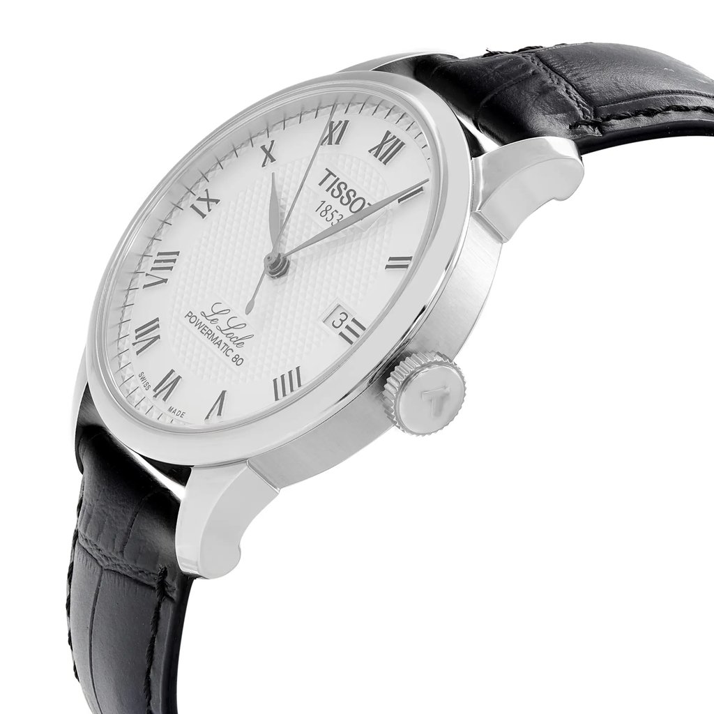 View Of Crown Facing Side Of Tissot T006.407.16.033.00 Stainless Steel Watch Display Model Condition