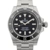 Up Close Front Facing Picture Of Rolex 114060 Stainless Steel Watch Pre Owned Condition