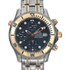 Up Close Front Facing Picture Of OMEGA 2296.80.00 Titanium Watch Pre Owned Condition
