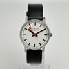 Front Full View Of Mondaine MSE.35110.LB Stainless Steel Watch Pre Owned Condition Good