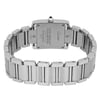 Back View Of Screwback Back Case And Closed Stainless Steel Band Of Cartier W4TA0008 Watch Pre Owned Condition
