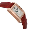 View Of Opposite Crown Facing Side Of Cartier WJTA0009 Rose Gold Watch Pre Owned Condition