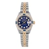 Front Full View Of Rolex 69173 Stainless Steel Watch Pre Owned Condition Good