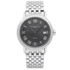 An image of a Wristwatch by RAYMOND WEIL. This Display Model item is designed for Men, featuring a Dress/Formal style. It has a Mechanical (Automatic) movement and an Analog display with a Gray dial color. The indices include 12-Hour Dial,Roman Numerals. The band is made of Stainless Steel and the case is made of Stainless Steel. The watch has a Round shape with a case size of 39 mm and a case thickness of 10 mm.