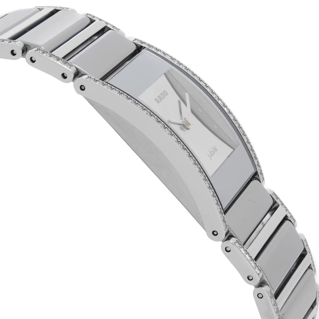 View Of Opposite Crown Facing Side Of Rado R20733122 Ceramic,Stainless Steel Watch New With Defects Condition