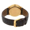 Back View Of Solid Back Case And Closed Leather Band Of Audemars Piguet 25685BA.0.0002 Watch Pre Owned Condition