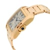 View Of Crown Facing Side Of Cartier W5310003 Rose Gold Watch Pre Owned Condition
