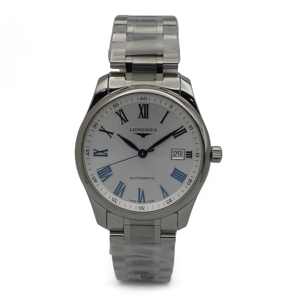 Front Full View Of Longines  L2.793.4.79.6 Stainless Steel Watch Unworn Condition Excellent