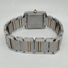 Back View Of Solid Back Case And Closed Stainless Steel,Yellow Gold Band Of Cartier 2302 W51005Q4 Watch Pre Owned Condition