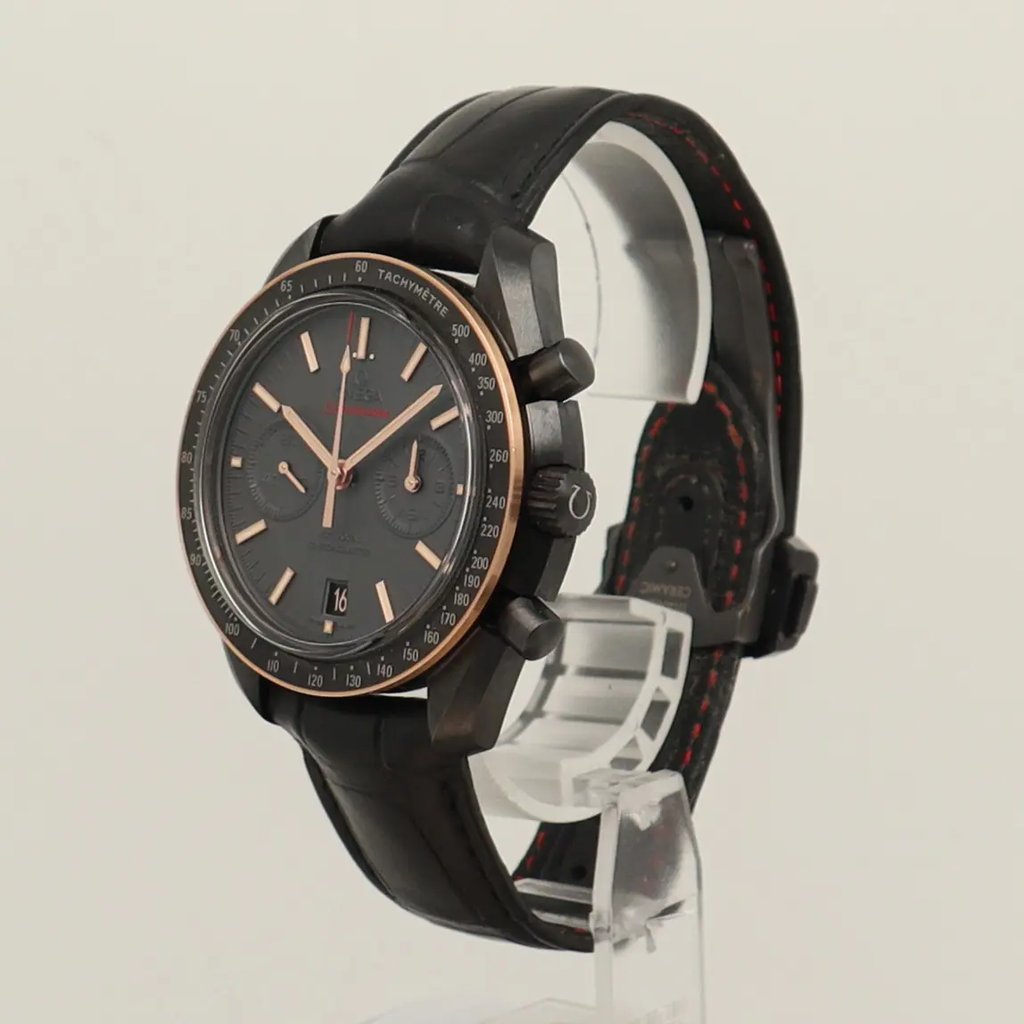 View Of Crown Facing Side Of OMEGA 311.63.44.51.06.001 Ceramic Watch Pre Owned Condition