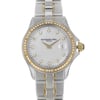 Up Close Front Facing Picture Of RAYMOND WEIL 9460-SGS-97081 Stainless Steel Watch Display Model Condition