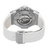 Back View Of Exhibition Back Case And Closed Rubber Band Of Hublot 301.SE.230.RW Watch Display Model Condition