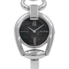 Up Close Front Facing Picture Of Gucci YA139503 Stainless Steel Watch Unworn Condition
