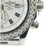 Up Close Front Facing Picture Of Breitling A1337011/A660-135A Stainless Steel Watch Pre Owned Condition