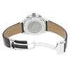 Back View Of {Caseback} Back Case And Open Leather Band Of TAG Heuer CV1A10.FC6235 Watch Pre Owned Condition
