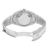Back View Of Solid Back Case And Open Stainless Steel Band Of Rolex 126334 Watch New Condition