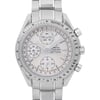 Up Close Front Facing Picture Of OMEGA 3221.30.00 Stainless Steel Watch Pre Owned Condition