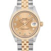Up Close Front Facing Picture Of Rolex 278273 Stainless Steel Watch New Condition