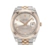 Up Close Front Facing Picture Of Rolex 126301 Stainless Steel Watch Unworn Condition