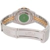 Back View Of Solid Back Case And Open Stainless Steel,Yellow Gold Band Of Rolex 16713 Watch Pre Owned Condition