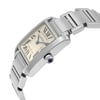 View Of Crown Facing Side Of Cartier W51011Q3 Stainless Steel Watch Pre Owned Condition