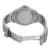 An image of a pre-owned wristwatch captured from the back view. The watch has an open clasp, showcasing the inner side of the metal bracelet. The angle is straight-on, providing a clear view of the watch's rear casing and bracelet details. The photograph is taken at a close distance, emphasizing the watch's condition and design features.