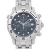 Up Close Front Facing Picture Of OMEGA 2598.80.00 Stainless Steel Watch Pre Owned Condition