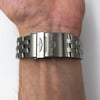 Back View Of {Caseback} Back Case And Closed Stainless Steel Band Of Breitling AB011110/BA50-377A Watch Display Model Condition