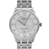 Up Close Front Facing Picture Of Tissot T099.407.11.033.00 Stainless Steel Watch Display Model Condition
