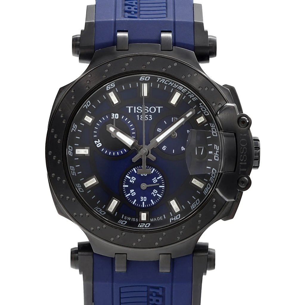 Up Close Front Facing Picture Of Tissot T115.417.37.041.00 Stainless Steel Watch New With Defects Condition