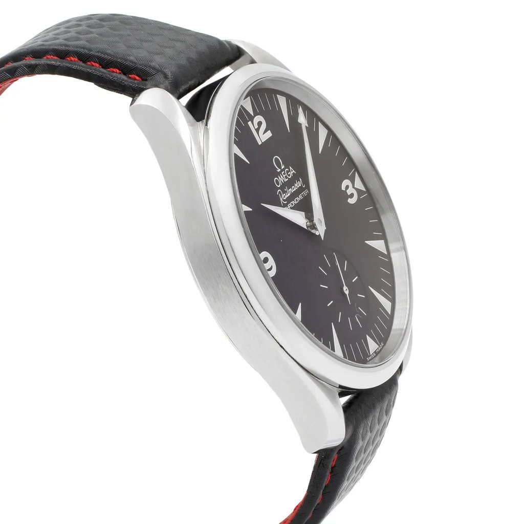 View Of Opposite Crown Facing Side Of OMEGA 2806.52.37 Stainless Steel Watch Pre Owned Condition