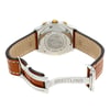 Back View Of {Caseback} Back Case And Open Leather Band Of Breitling B13050.1 Watch Pre Owned Condition