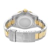 Back View Of {Caseback} Back Case And Closed Stainless and Solid Gold Band Of Rolex 16613 Watch Pre Owned Condition